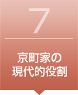 7.京町家の現代的役割