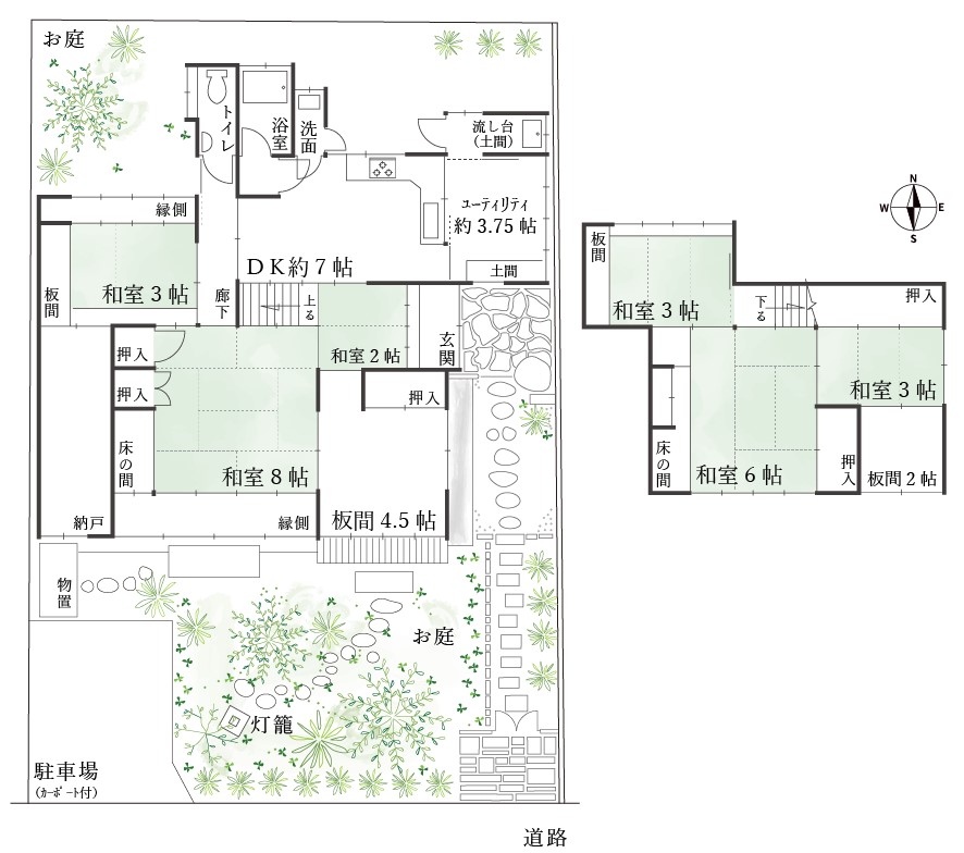 嵯峨野の日本家屋