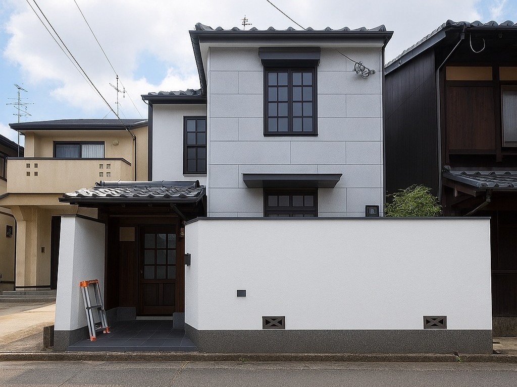 吉田本町の洋風外観京町家