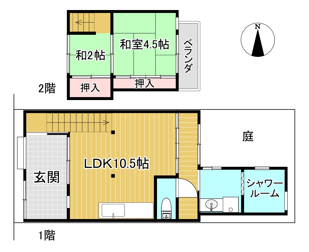上京区東竪町の京町家