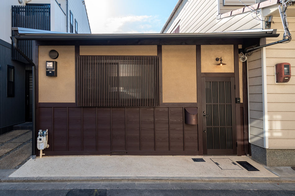 湯庭のある京町家