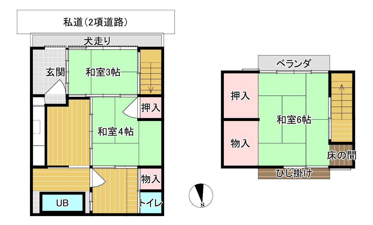 毘沙門町の京町家